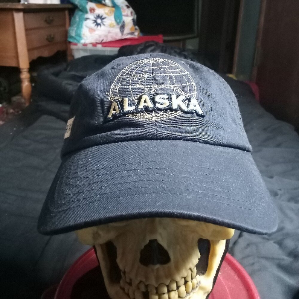 Vintage Alaska Arctic Circle Strap Back Hat Cap